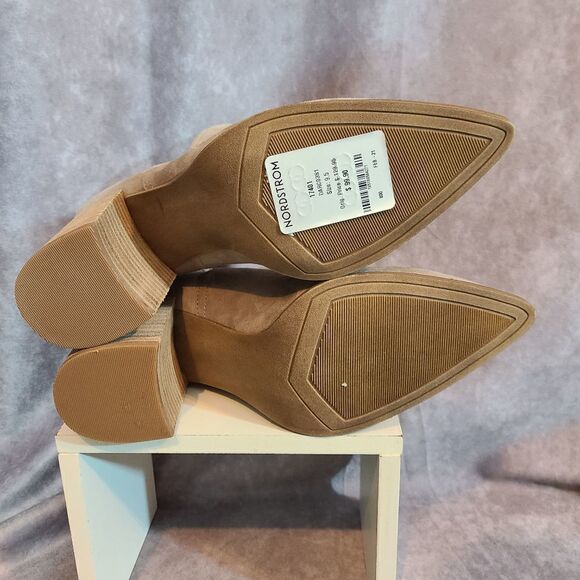 Steve Madden Darci Tan Pointed Toe Bootie Size 9.5 - Picture 6 of 7
